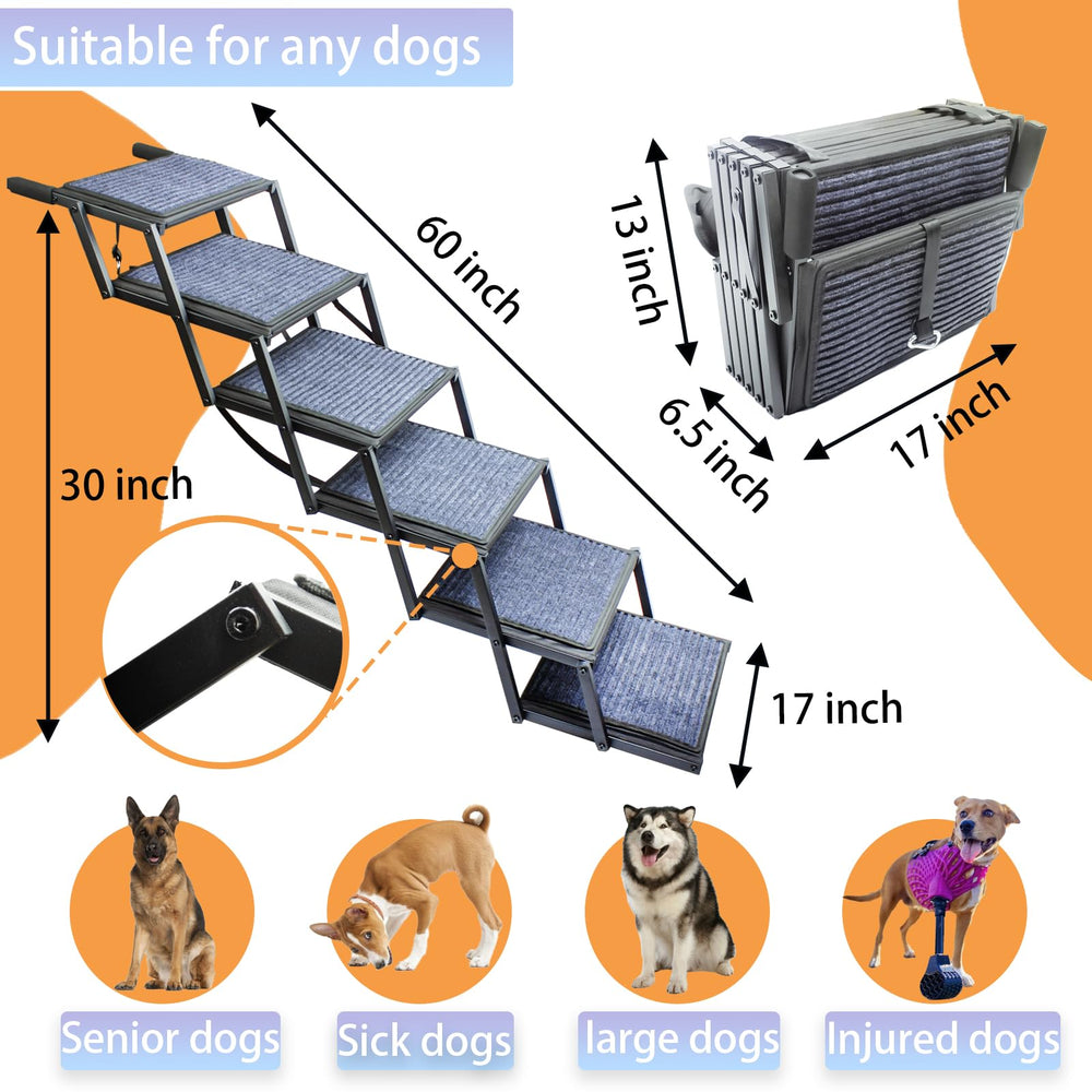 SHUNLONG escalera plegable facilita almacenamiento en casa o coche.