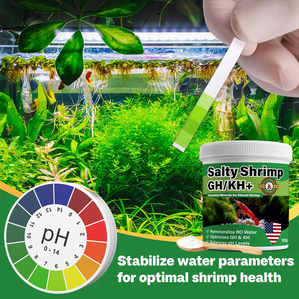 Moltación más estable gracias a los minerales esenciales de Salty Shrimp GH/KH+.