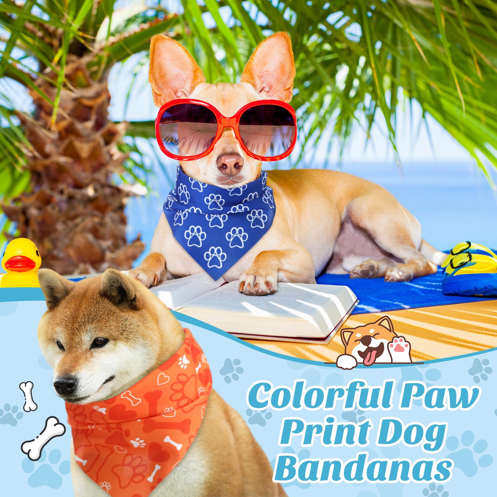 Shyyween bandanas en 10 diseños, listas para compartir.