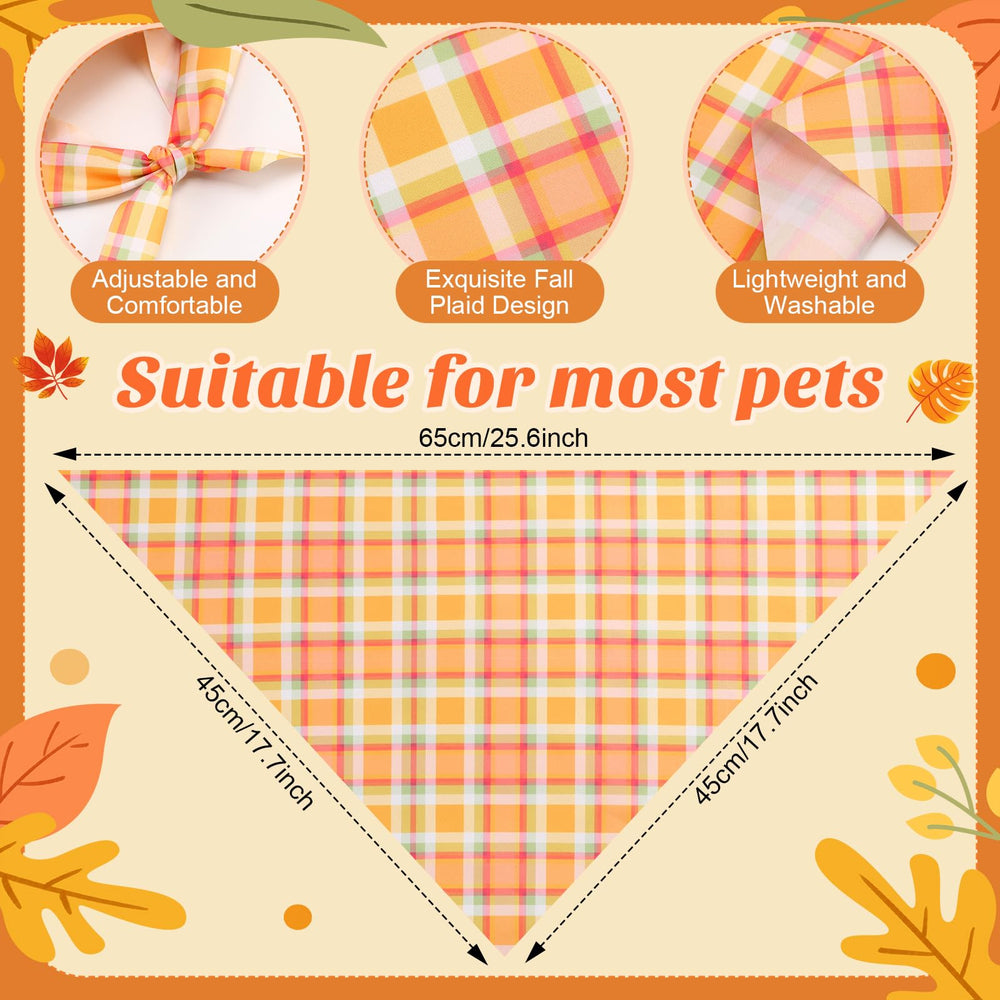 Shyyween bandanas, tamaño 65x45 cm, adaptable a perros distintos.
