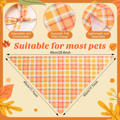 Shyyween bandanas, tamaño 65x45 cm, adaptable a perros distintos.