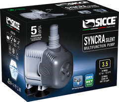 Bomba sumergible Sicce Syncra Silent 3.5 para acuario con flujo estable