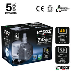 Bomba silenciosa Sicce Syncra Silent 3.5 para fuentes interiores