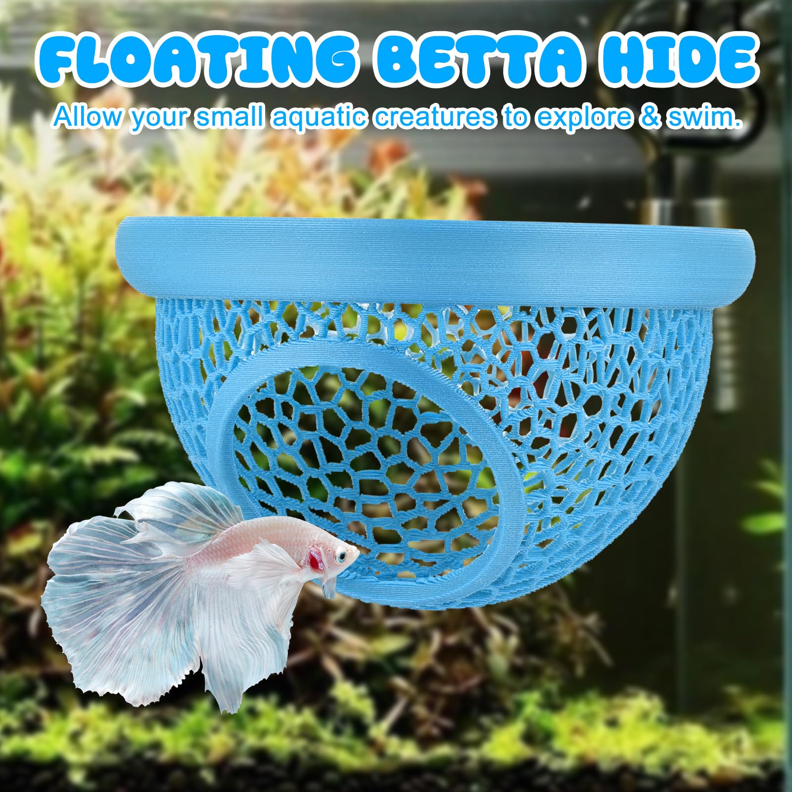 sicutoz refugio betta camarones facilita escondite seguro para descanso.