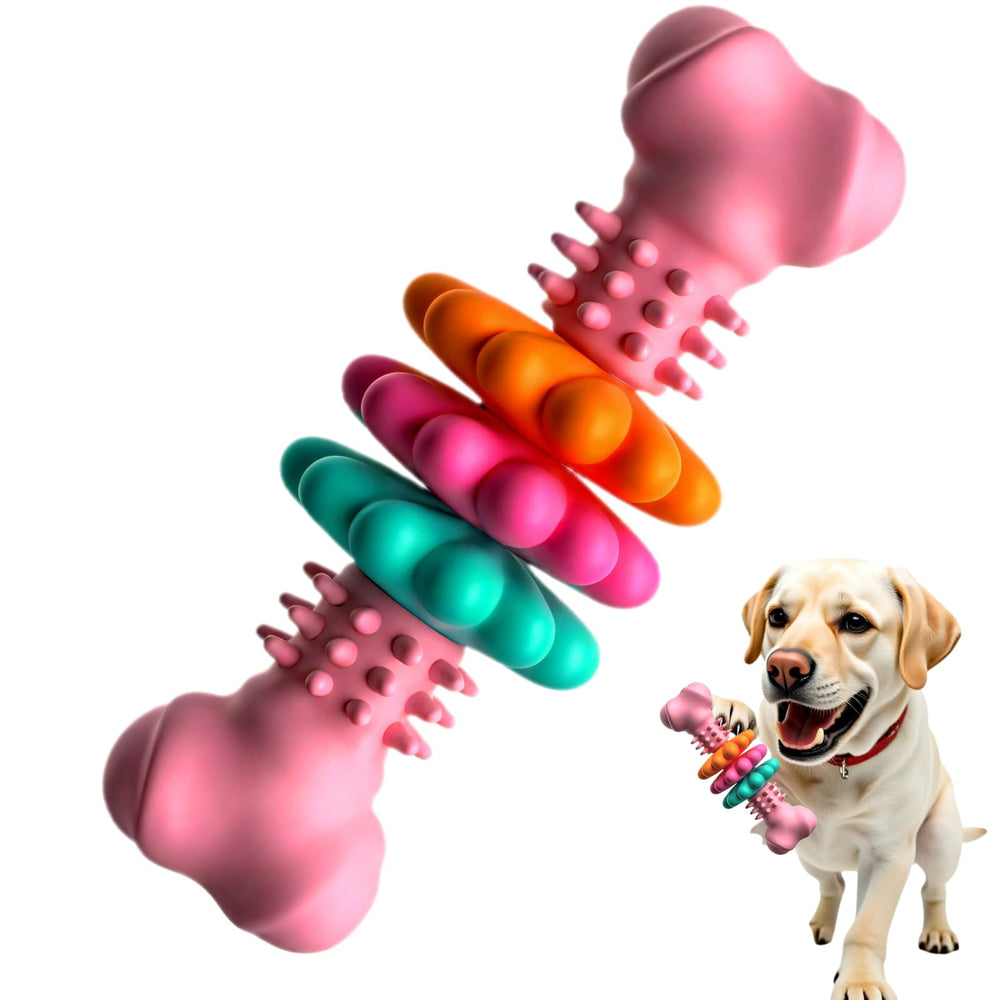 sidaeren hueso interactivo para cachorros, fomenta juego y limpieza dental