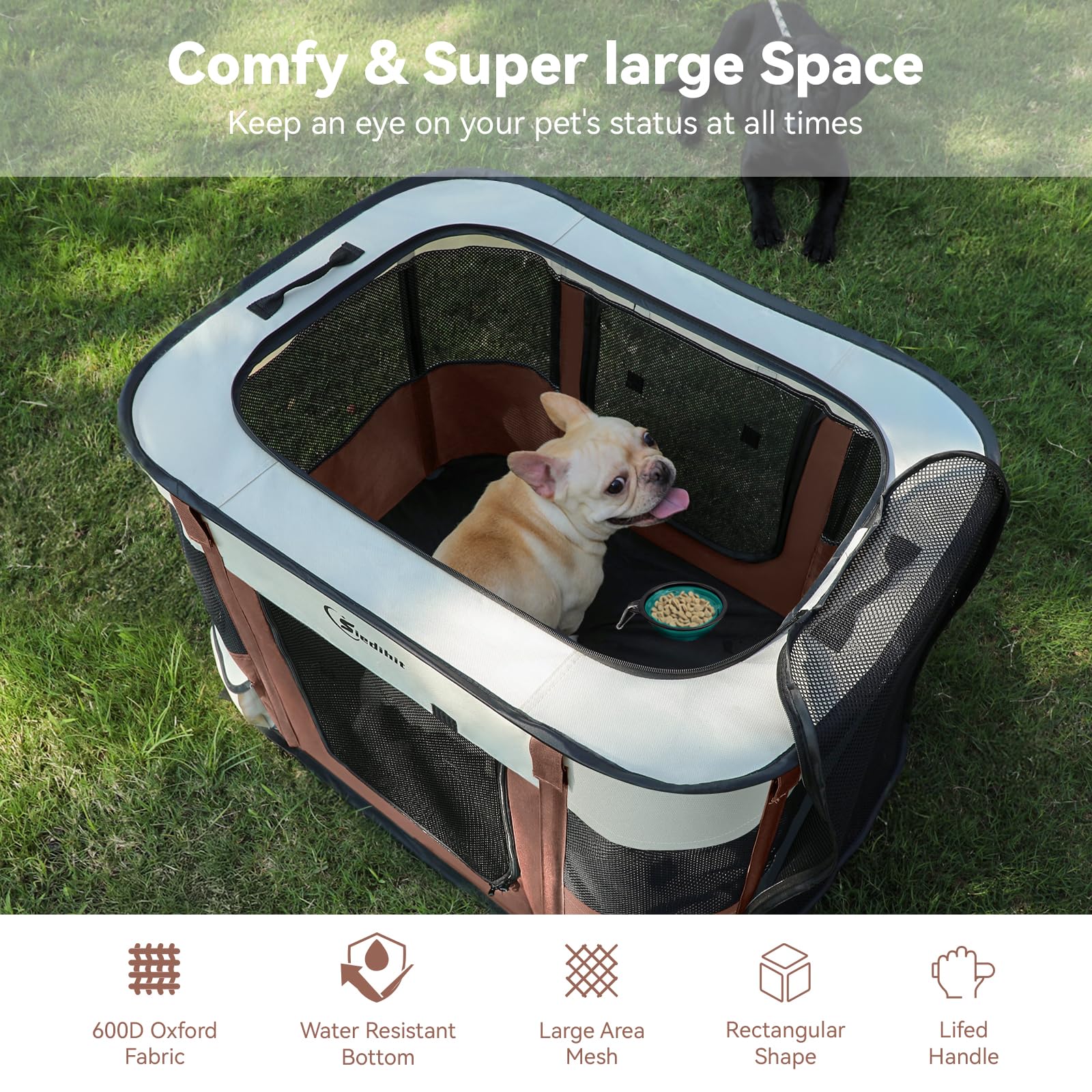 Siedihit jaula accesorios funda transporte cómodo para viajar.