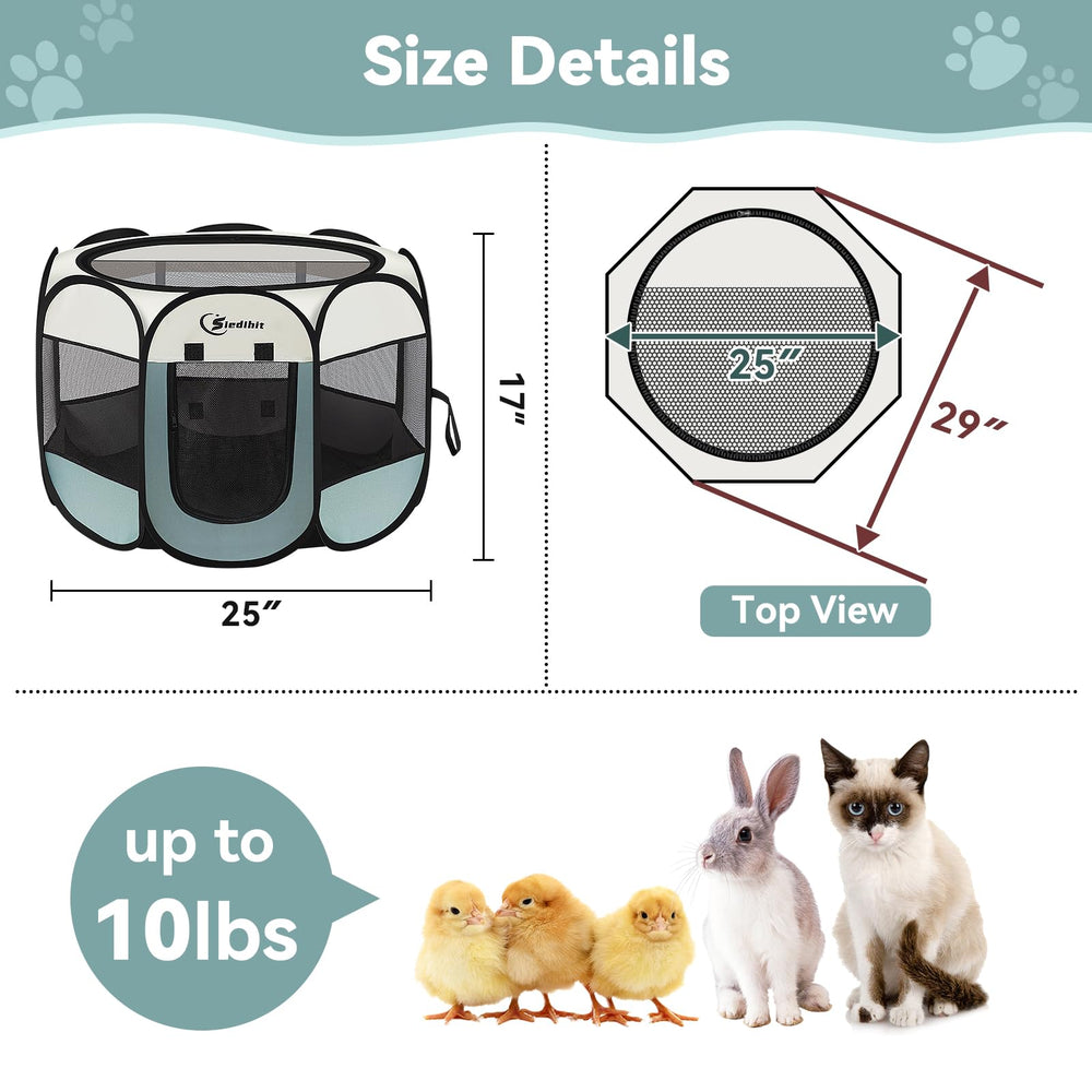 Diseño plegable y ligero para transporte del Siedihit playpen