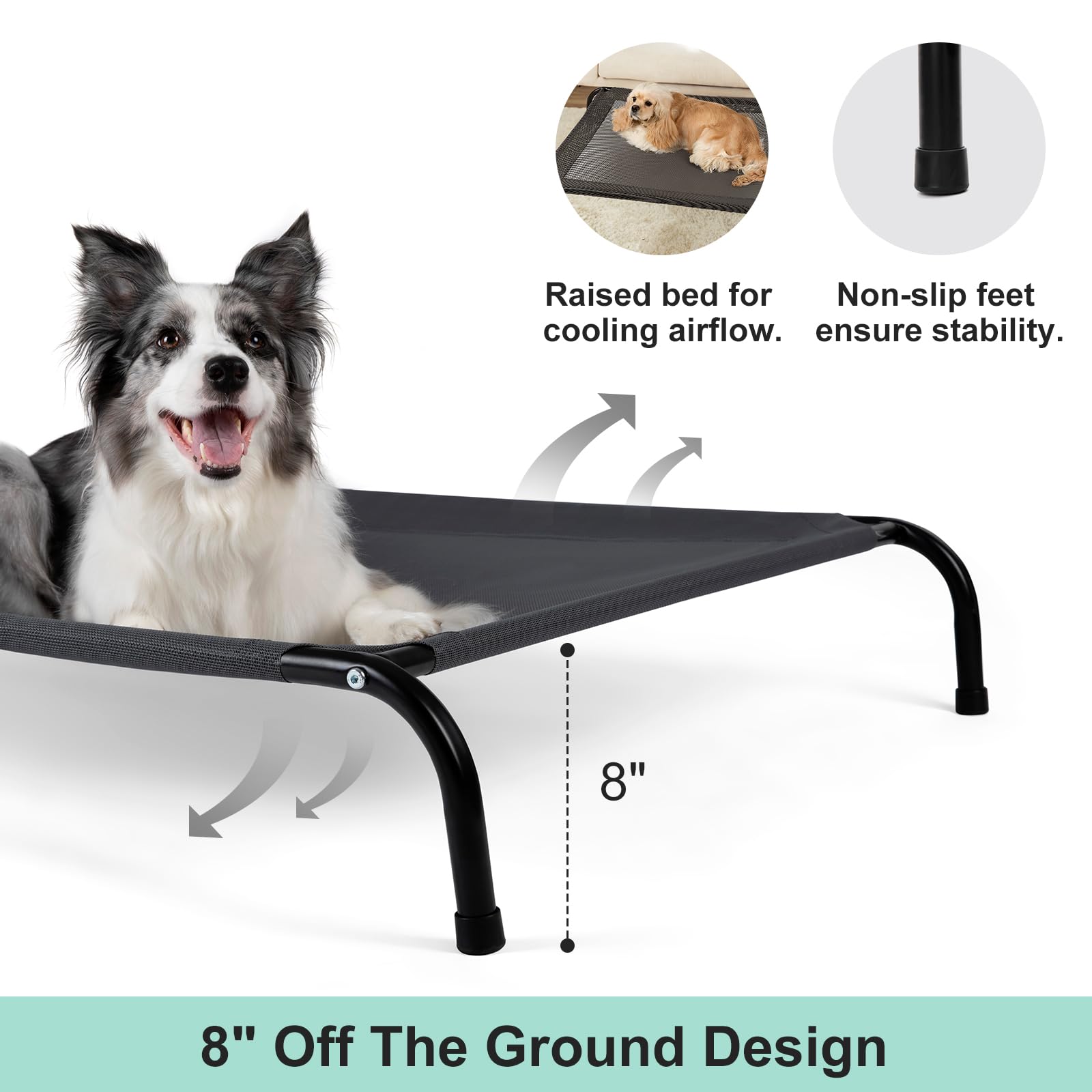 Montaje práctico de la cama SIEMOUR para familia y mascotas.