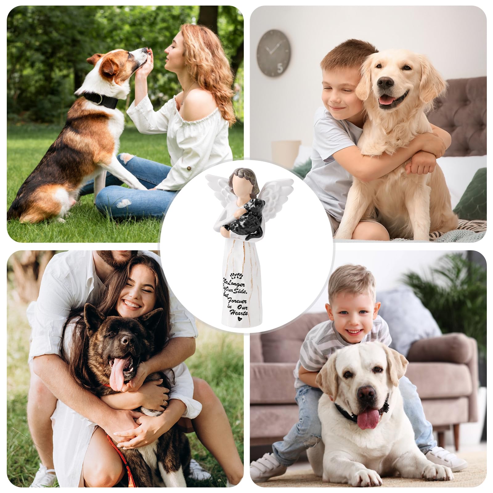 SIGUEJOR regalo de consuelo para mascotas, figura angelical para recordar.