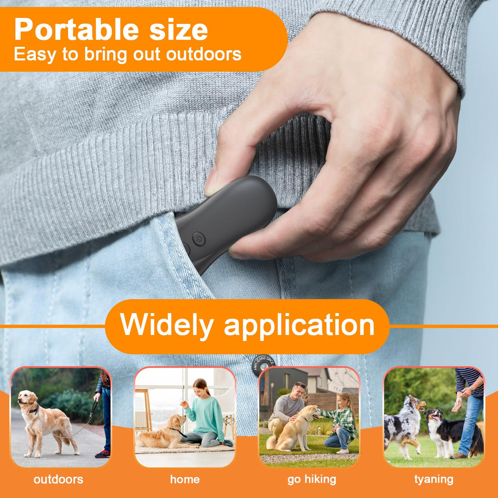 SILENTPAL alcance ultrasonico de 16 pies para paseos y jardinería.