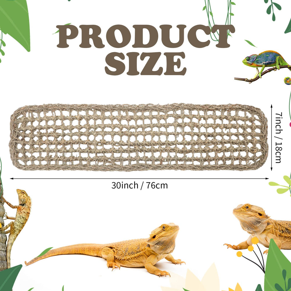 Silkfly hamaca de reptiles con ventosas ajustables para altura personalizada.