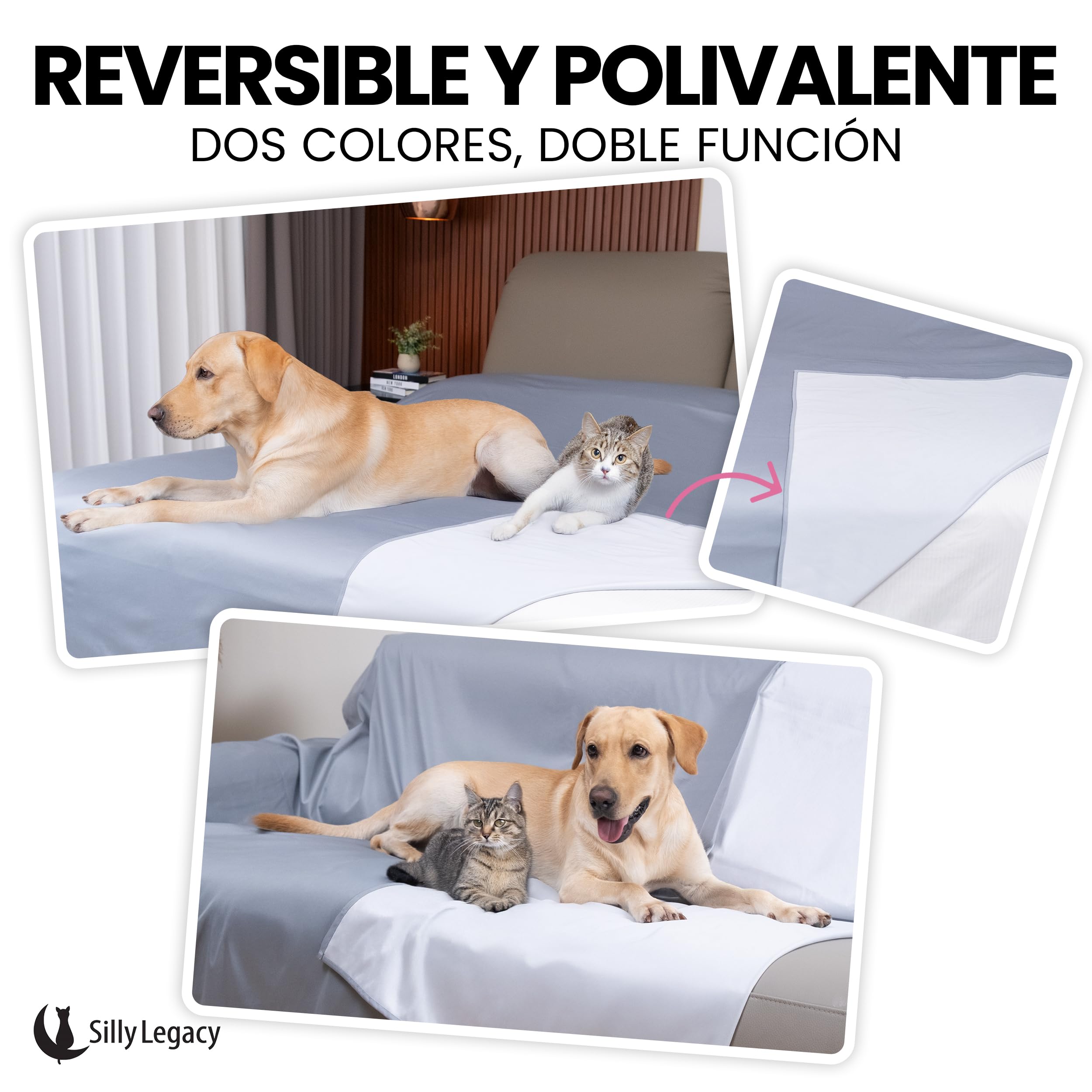 CoberProtector SILLY LEGACY para mascotas, impermeable y suave para dormir
