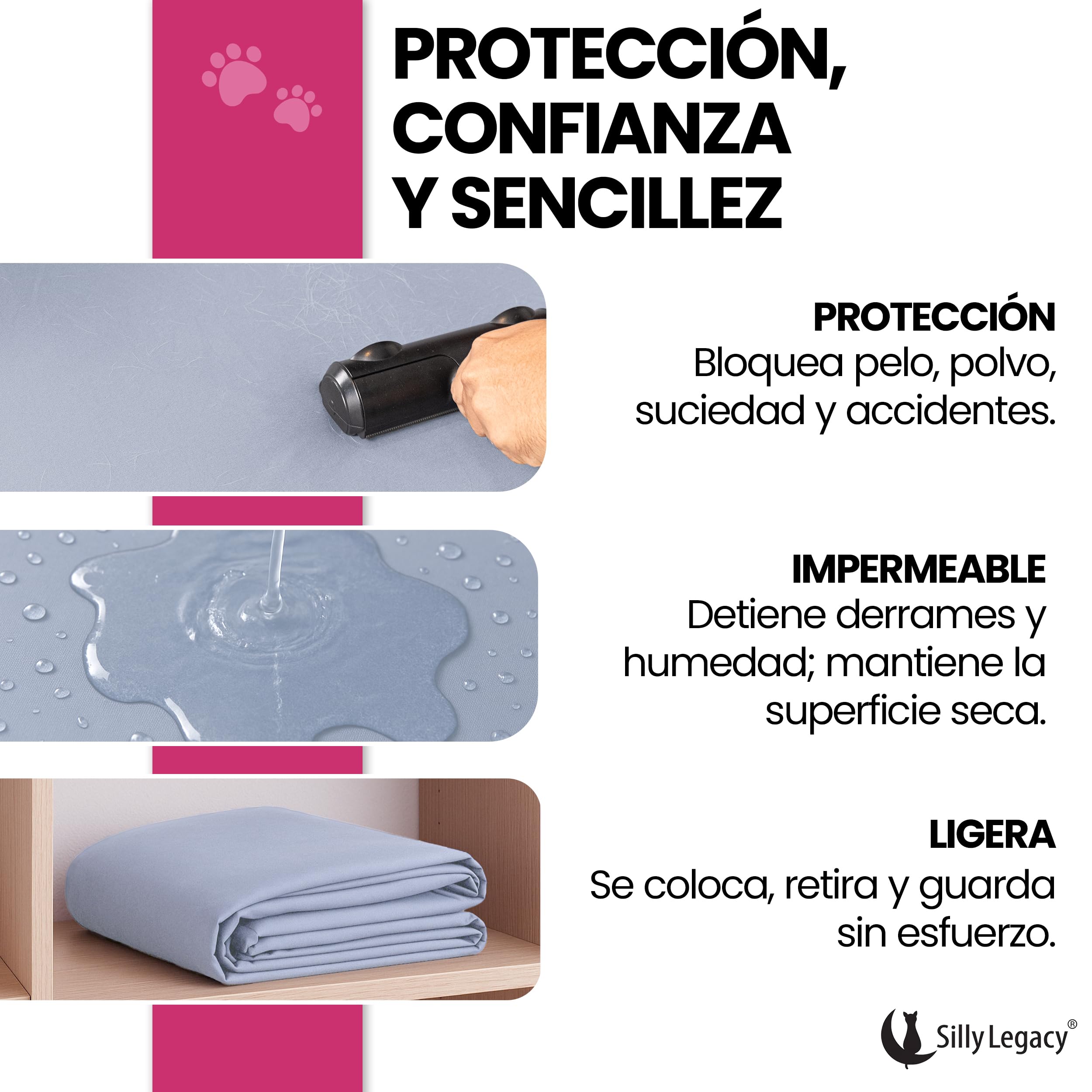 Diseño de dos tonos SILLY LEGACY para combinar con la decoración