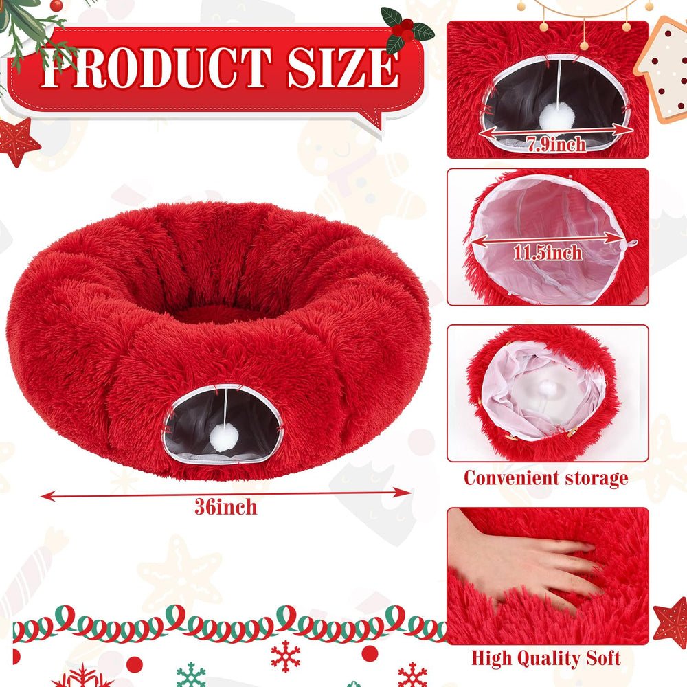 SilTriangle cama central en túnel para gato suave.