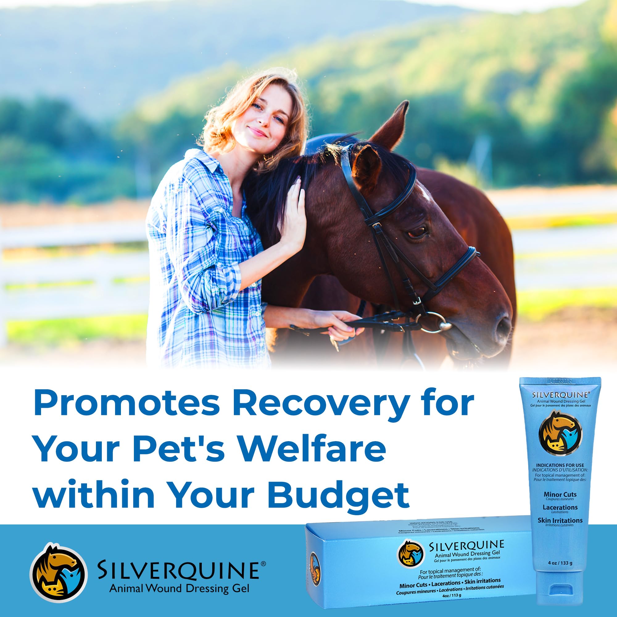 Silverquine Gel sin olor para comodidad durante tratamientos de piel.