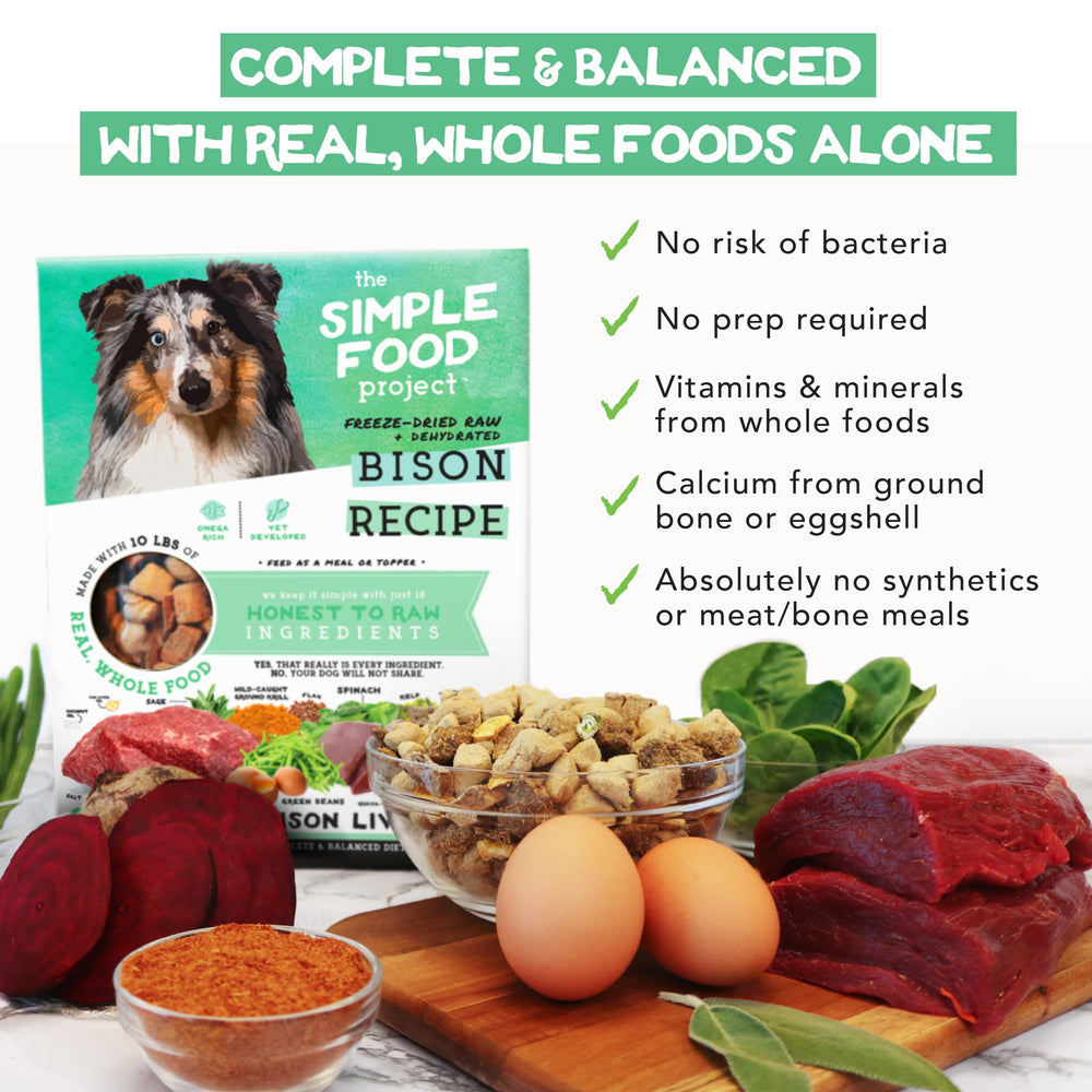 Empaque de seis muestras Simple Food Project para explorar sabores.