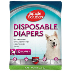 Pañales Simple Solution para perra XXL con ajuste seguro y protección antifugas