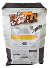 SIMPLY NOURISH croquetas con pollo y arroz, cocinadas en EEUU para cachorros en crecimiento.