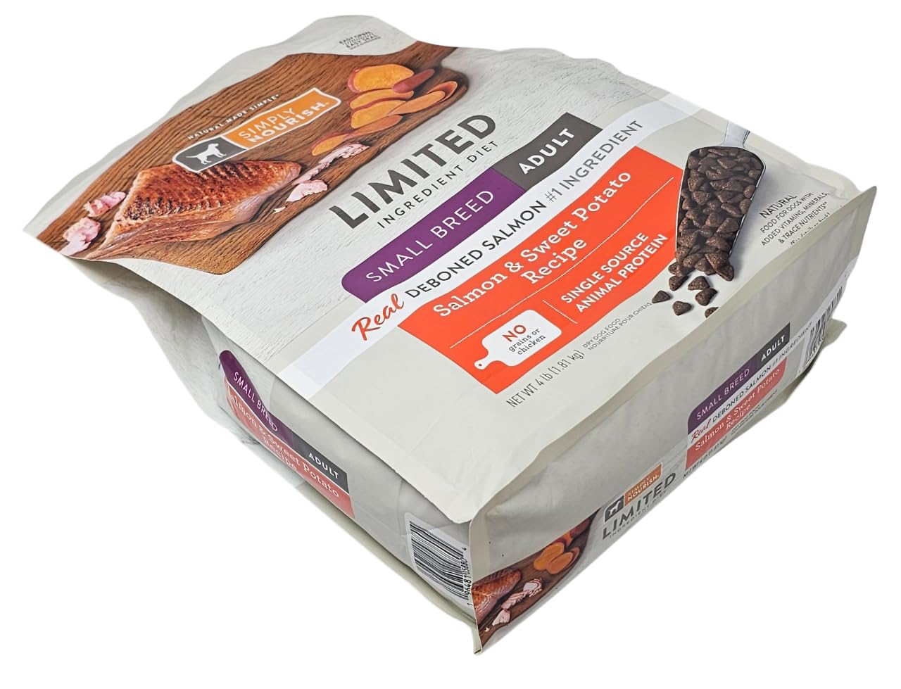 Croquetas pequeñas de SIMPLY NOURISH, ideales para razas pequeñas.