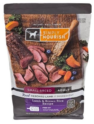 Perfecto para perros adultos de razas pequeñas con croquetas fáciles de comer SIMPLY NOURISH.