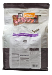 SIMPLY NOURISH ingredientes con cordero y avena, granos enteros para cachorros