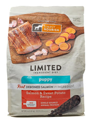 SIMPLY NOURISH, bolsa de 4 libras para cachorro con salmón y patata dulce