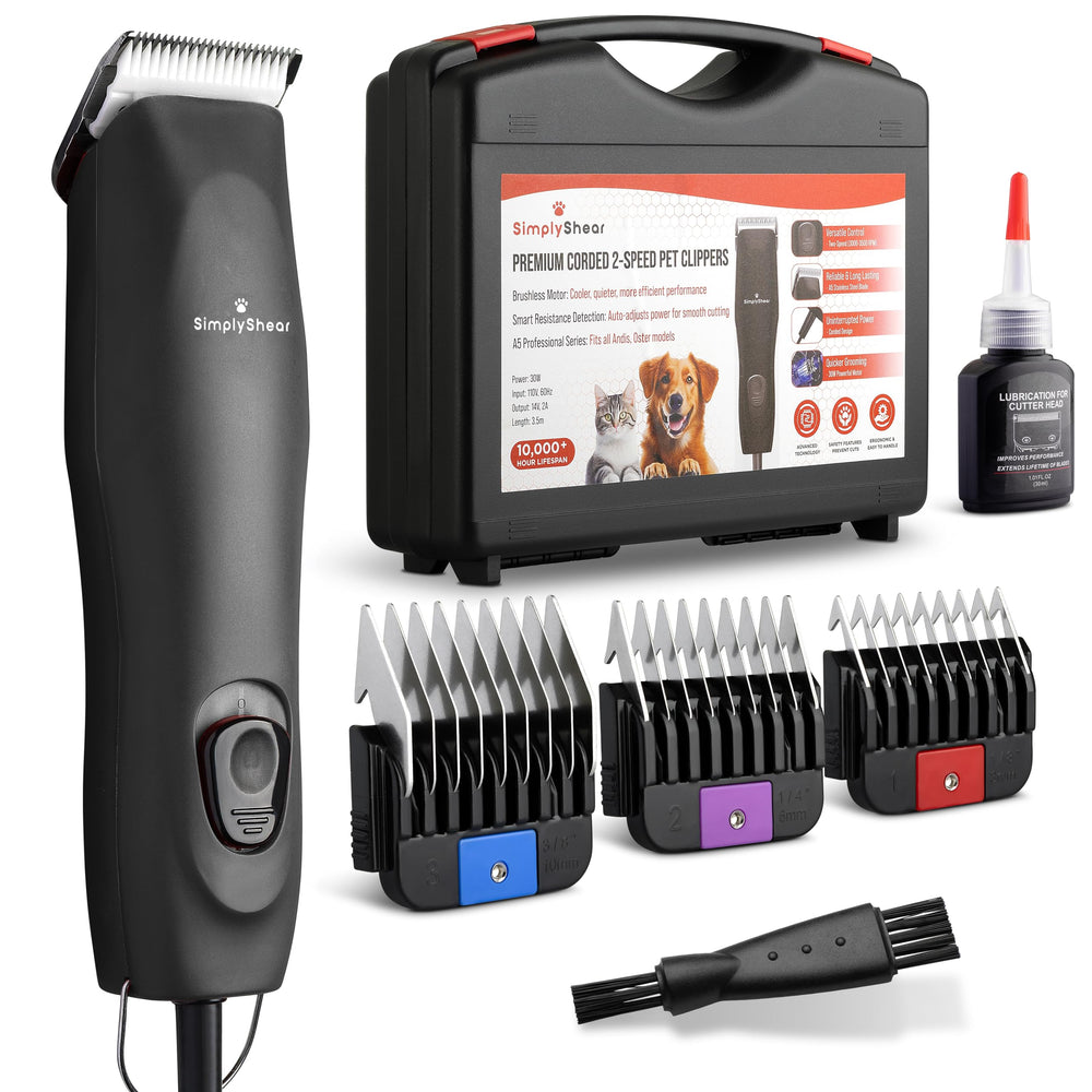 SIMPLYSHEAR cortadora profesional para perros y gatos, corte preciso y suave en casa