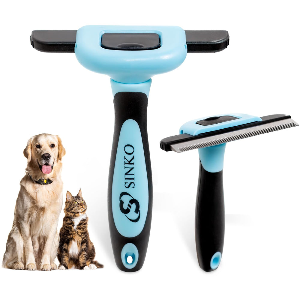 SINKO herramienta de despelado para perros y gatos que reduce el pelo suelto de forma suave