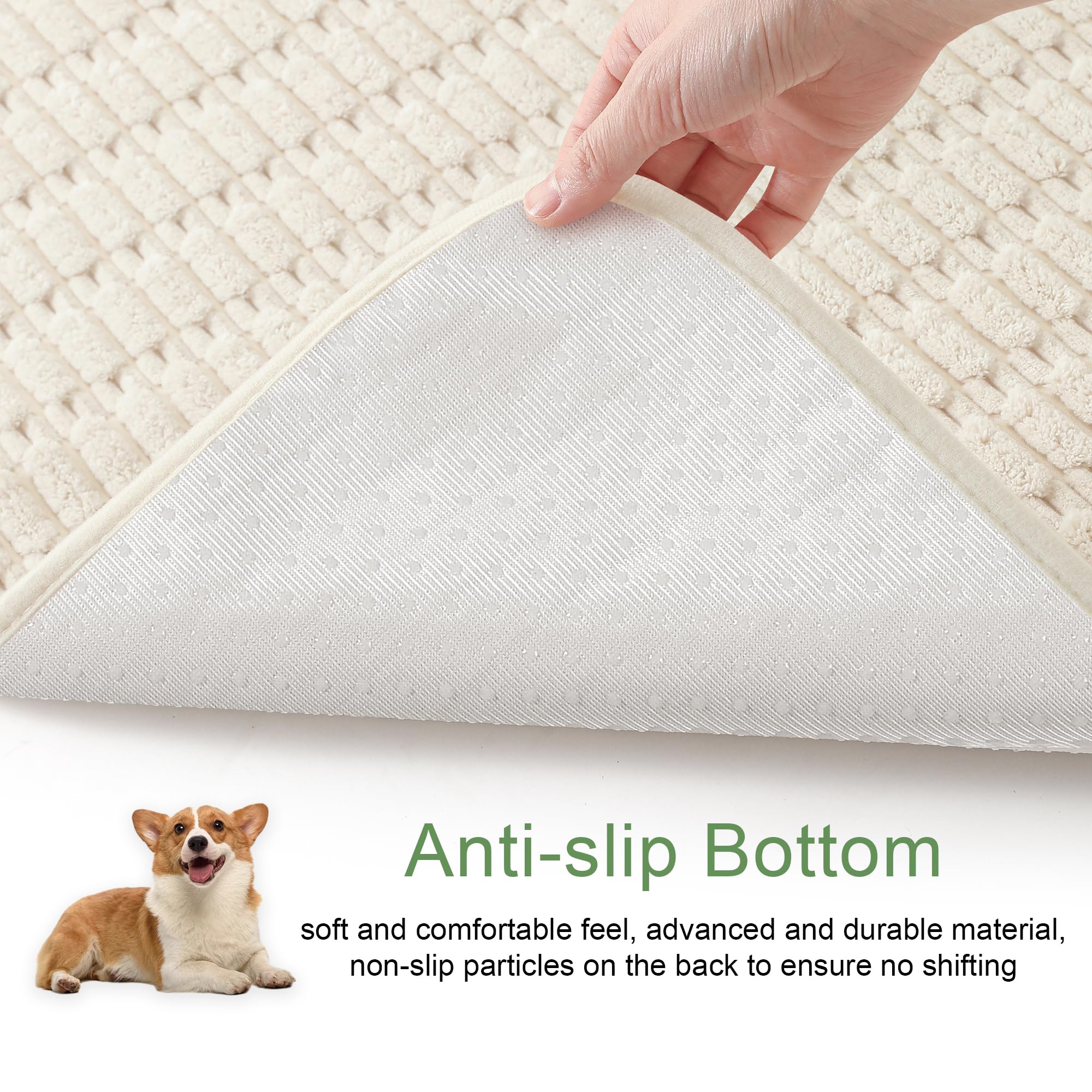 Sinotalent: almohadilla para perros lavable corduroy suave, cómoda para la mascota.