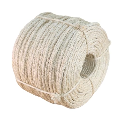 SISALANA bobina de cuerda sisal brasileño, 4 mm, uso versátil