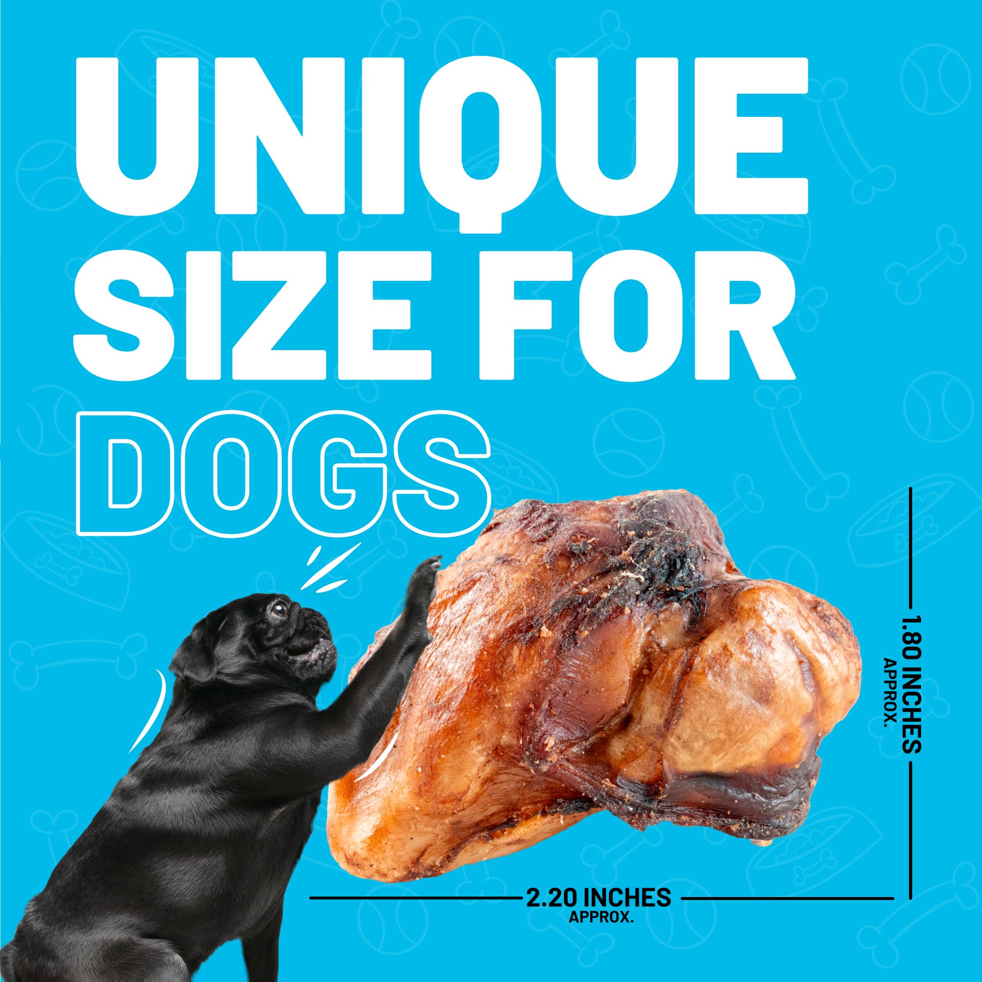 Masticación de larga duración con Sitka Farms para perros de todos los tamaños.