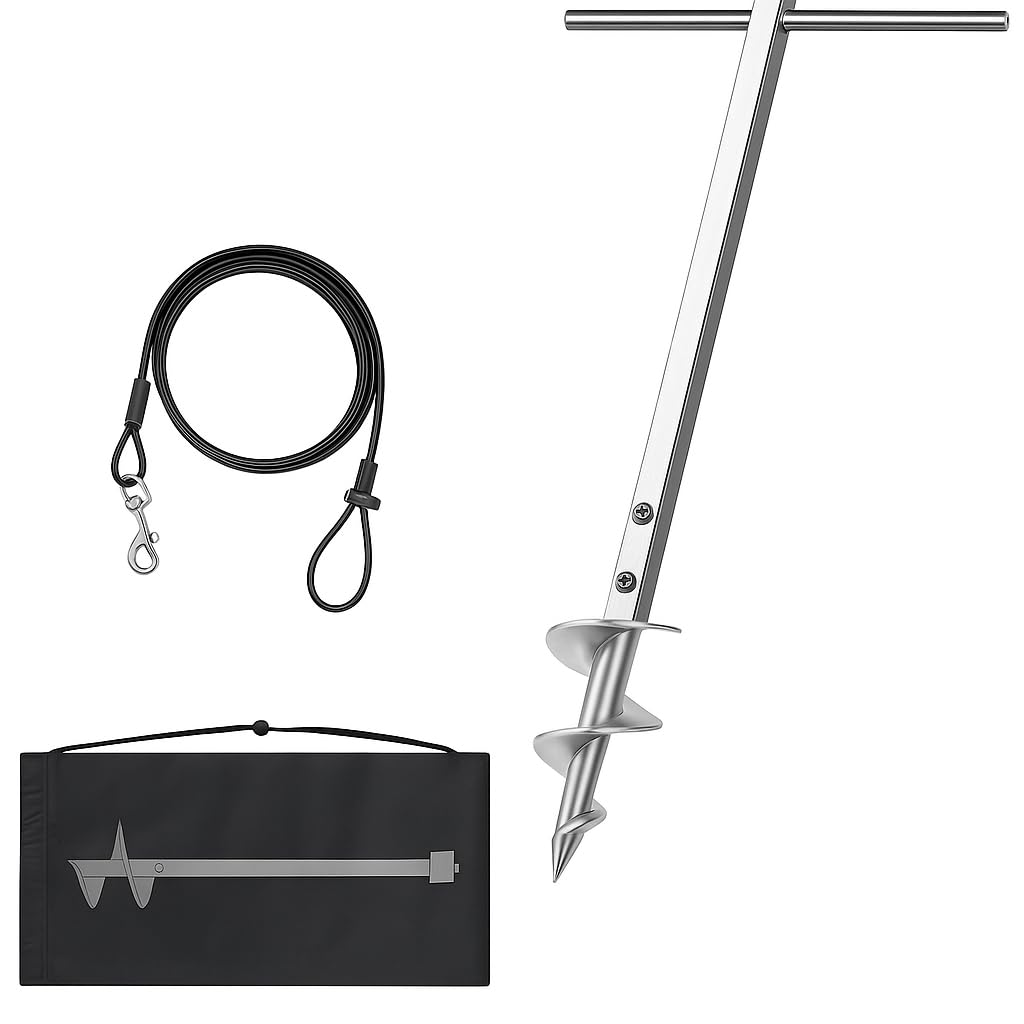 SIVEIS ancla para perros grandes en acero inoxidable 304