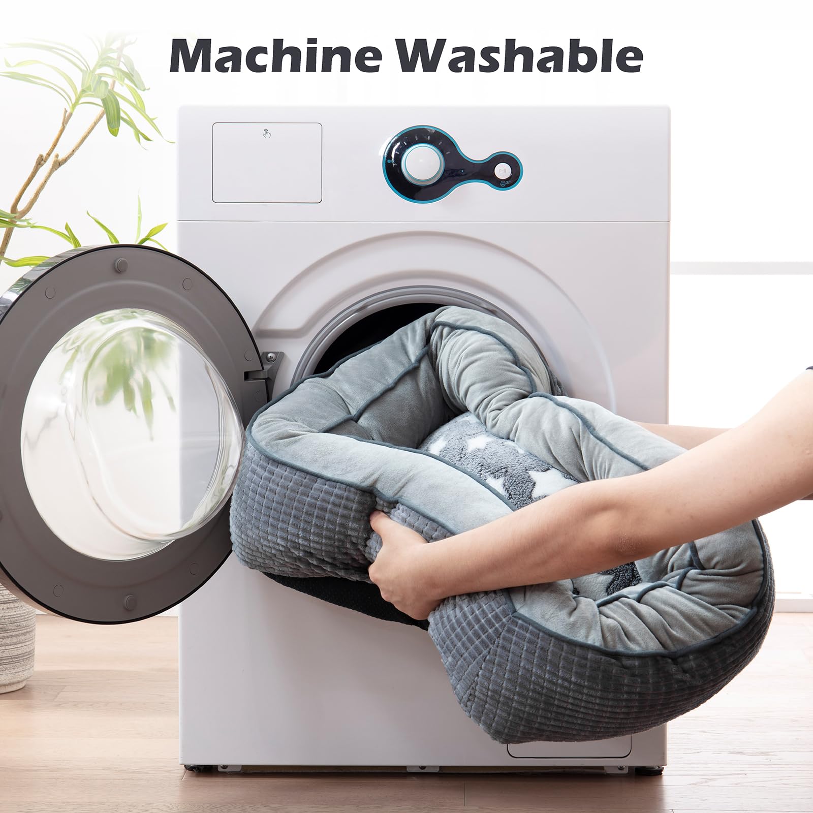 Cama SIWA MARY con bordes amplios para apoyo suave.