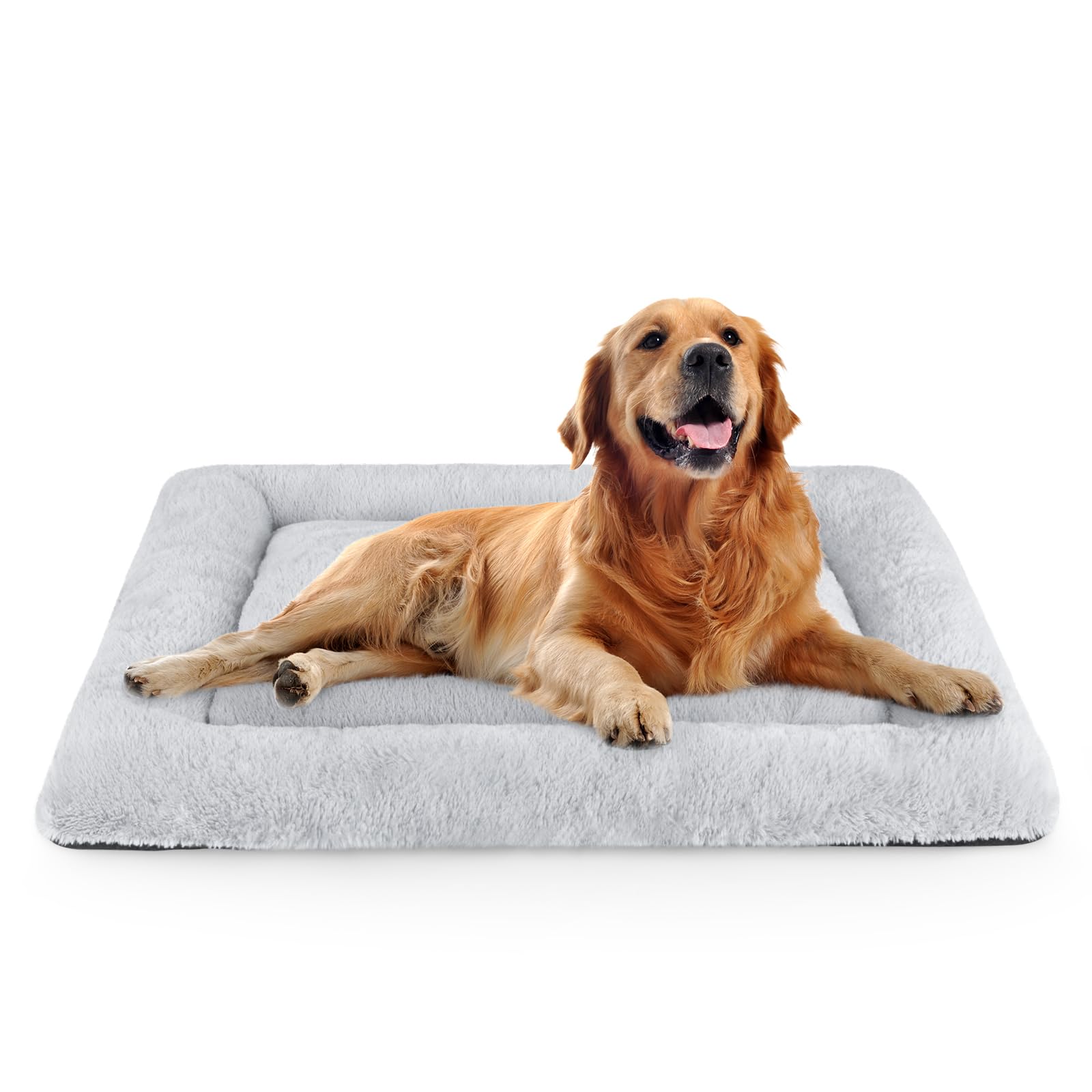 Cama SIWA MARY para perros suave y cómoda en jaula 40x27 gris.
