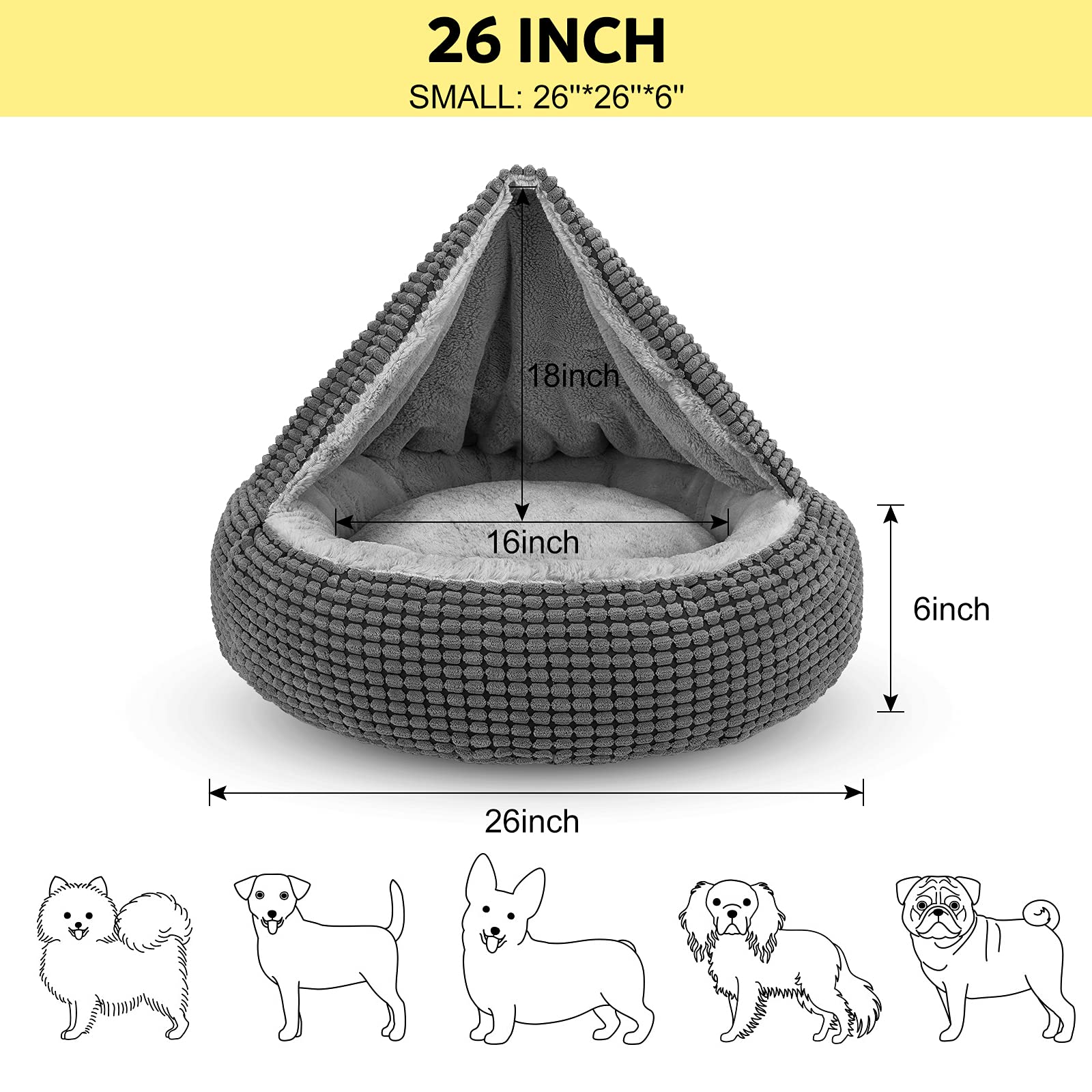 Cama SIWA MARY con manta integrada para abrigo y seguridad