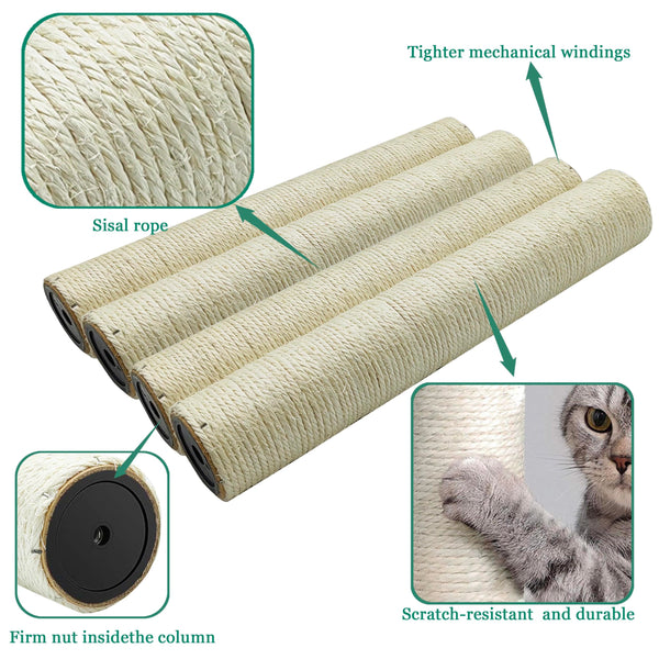 SIYIPURR postes rasca para interiores en árboles para gatos.