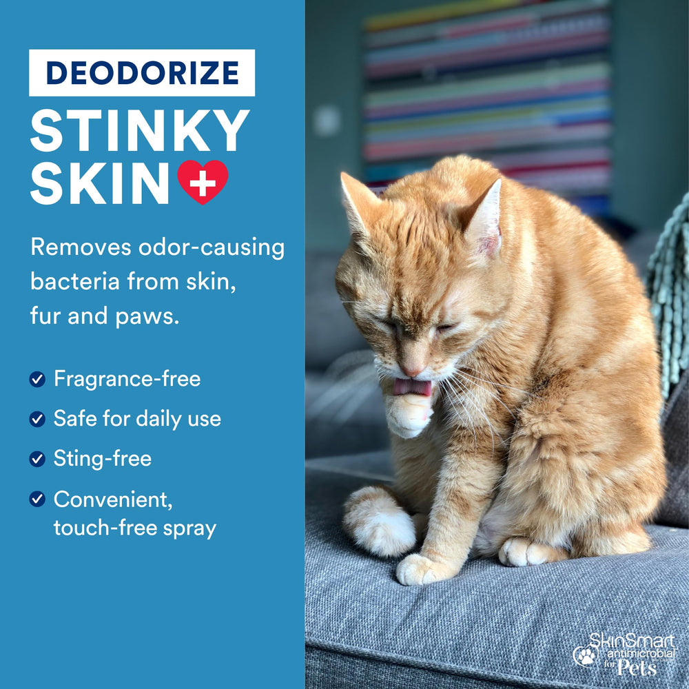 SkinSmart Antimicrobial, sin esteroides ni antibióticos, seguro para uso diario.