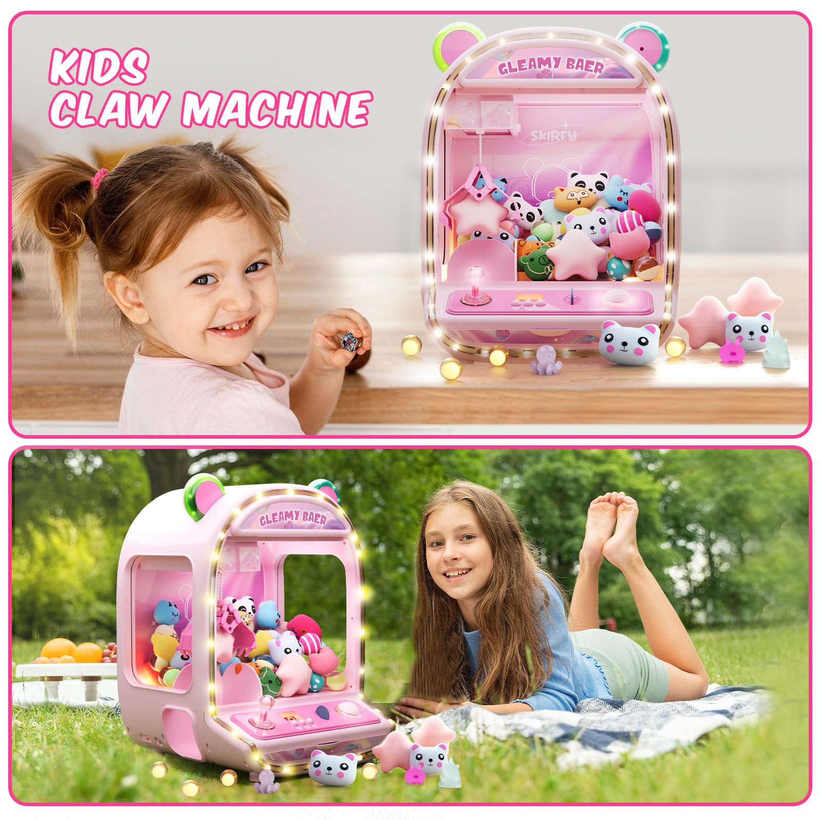 Skirfy diseño unicornio con peluches y dulces, regalo ideal
