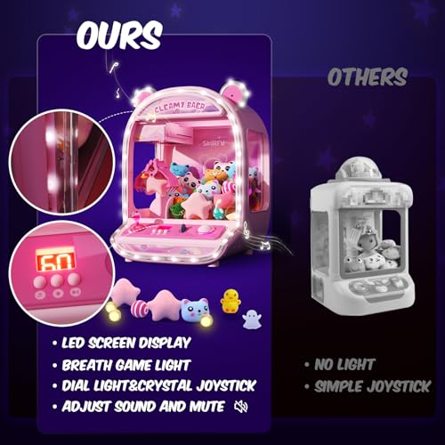 Skirfy máquina garras sin montaje con premios coloridos para jugar