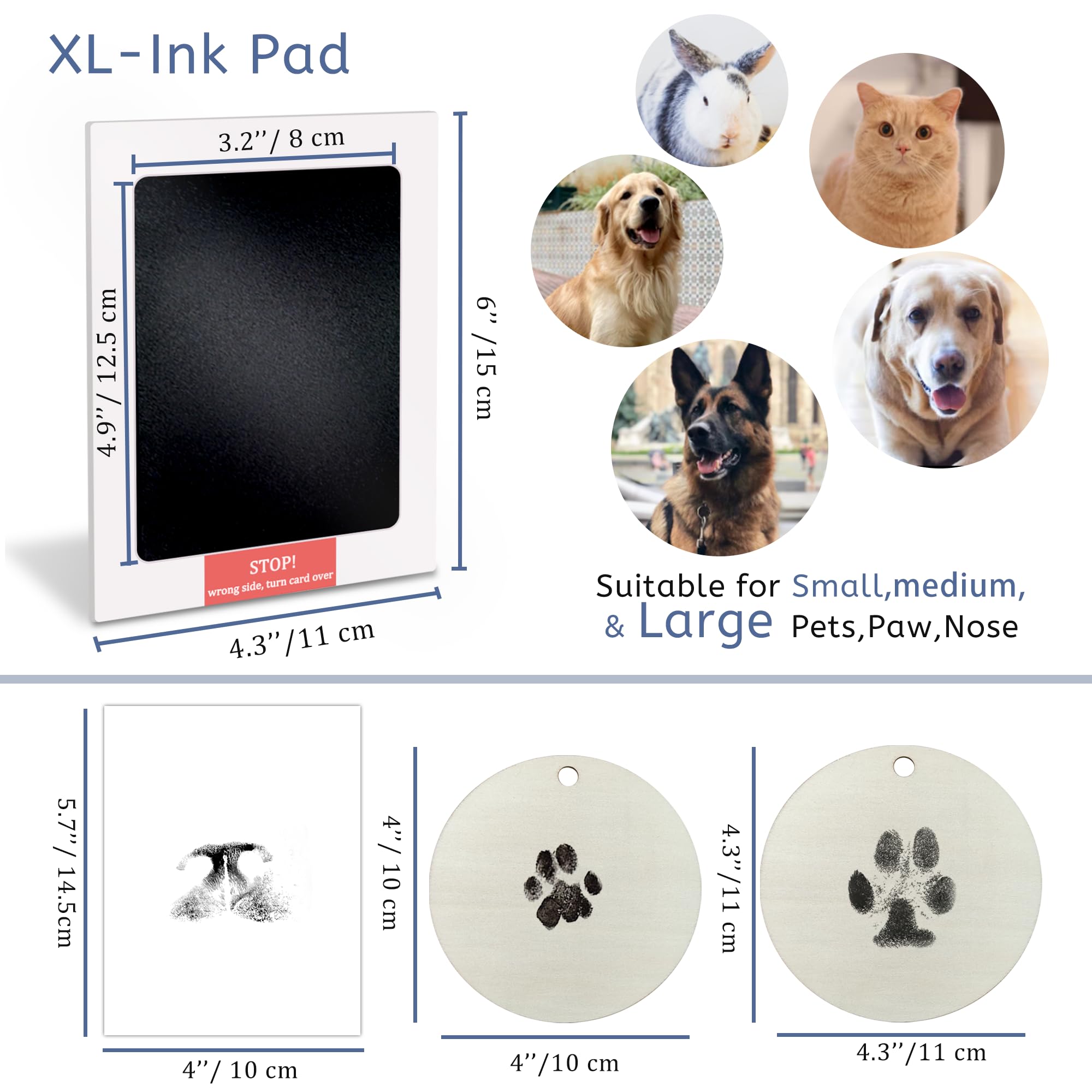 Skittypurr opciones de exhibir huellas colgar o usar mesa