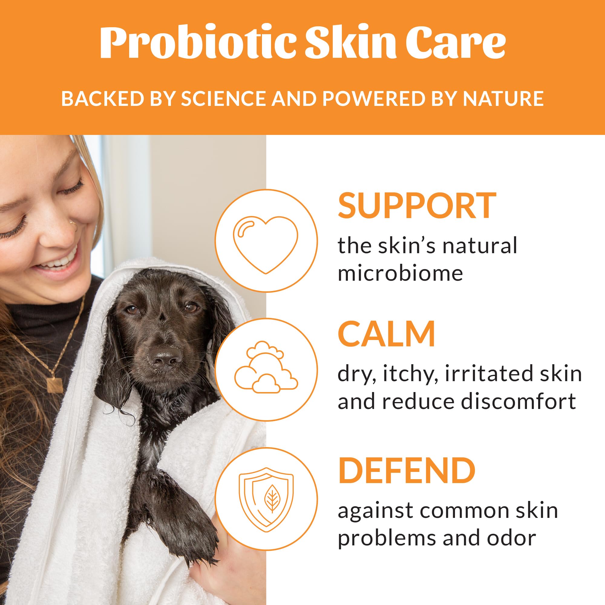Etiqueta noventa y siete natural de Skout's Honor para grooming suave