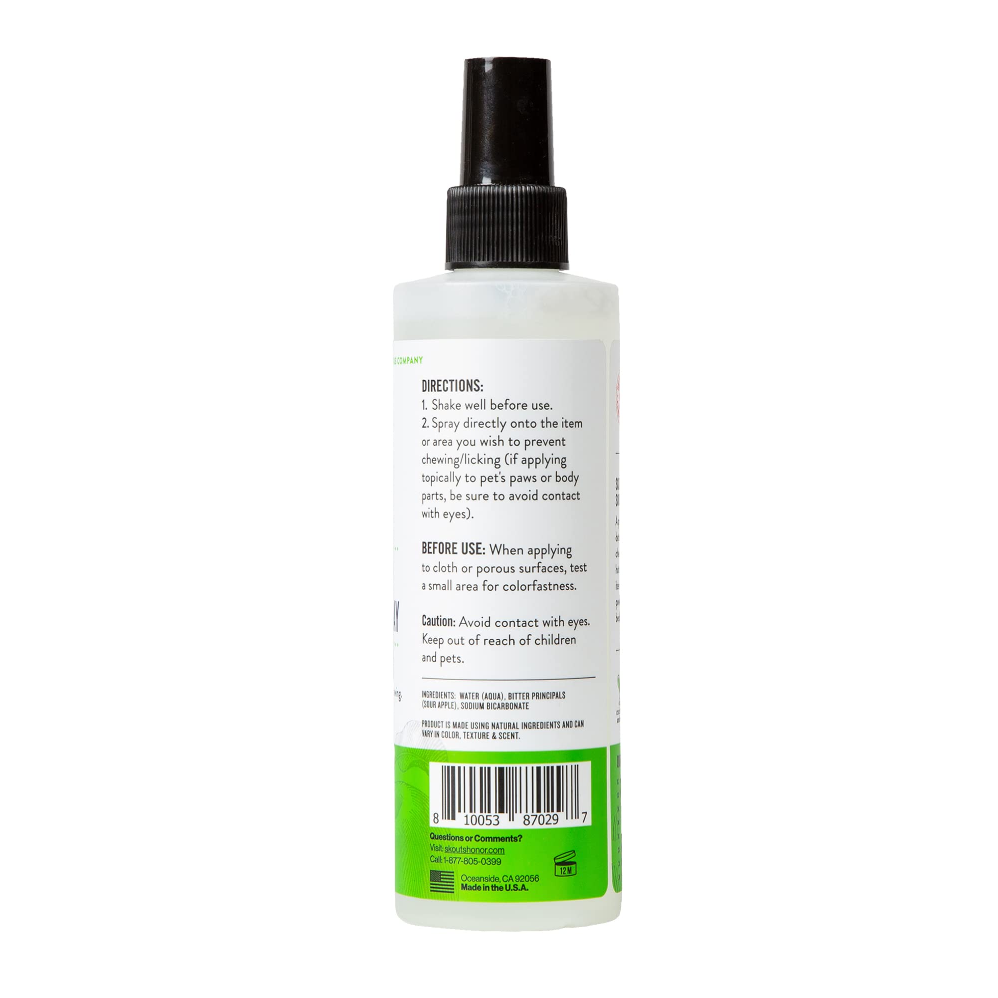 Skout's Honor Super Sour Spray para uso interior y exterior, protege muebles.