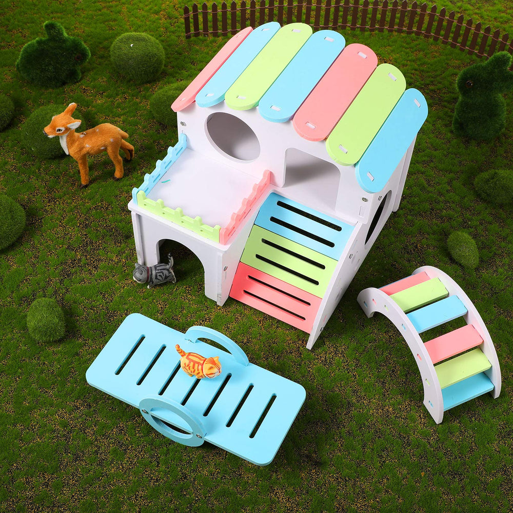 Skylety detalles-casa-hamster, acabado suave y bordes redondeados