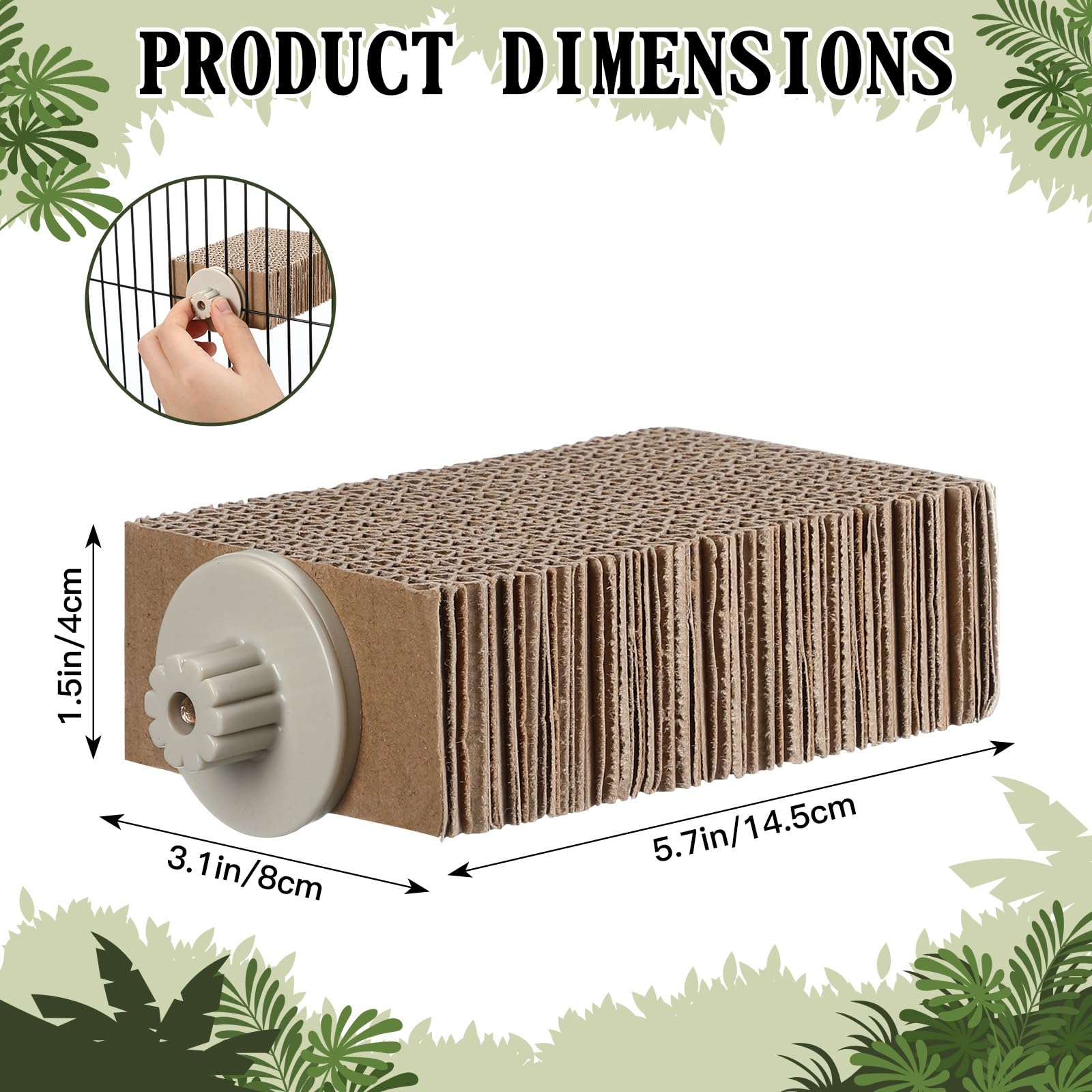 Skyygemm juguete masticable para aves, fomenta actividad física.