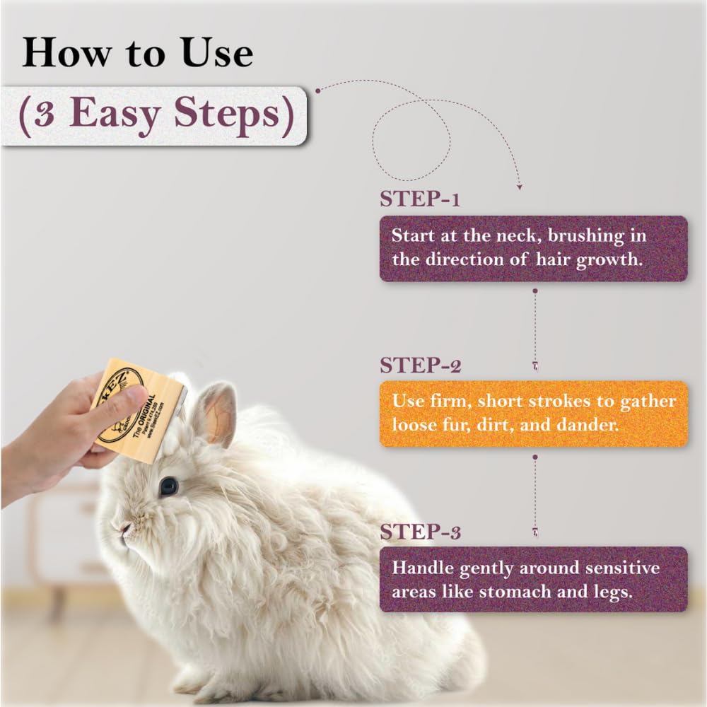 SleekEZ para gatos de pelo largo ayuda a deslanar sin dolor.
