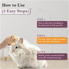 SleekEZ para gatos de pelo largo ayuda a deslanar sin dolor.