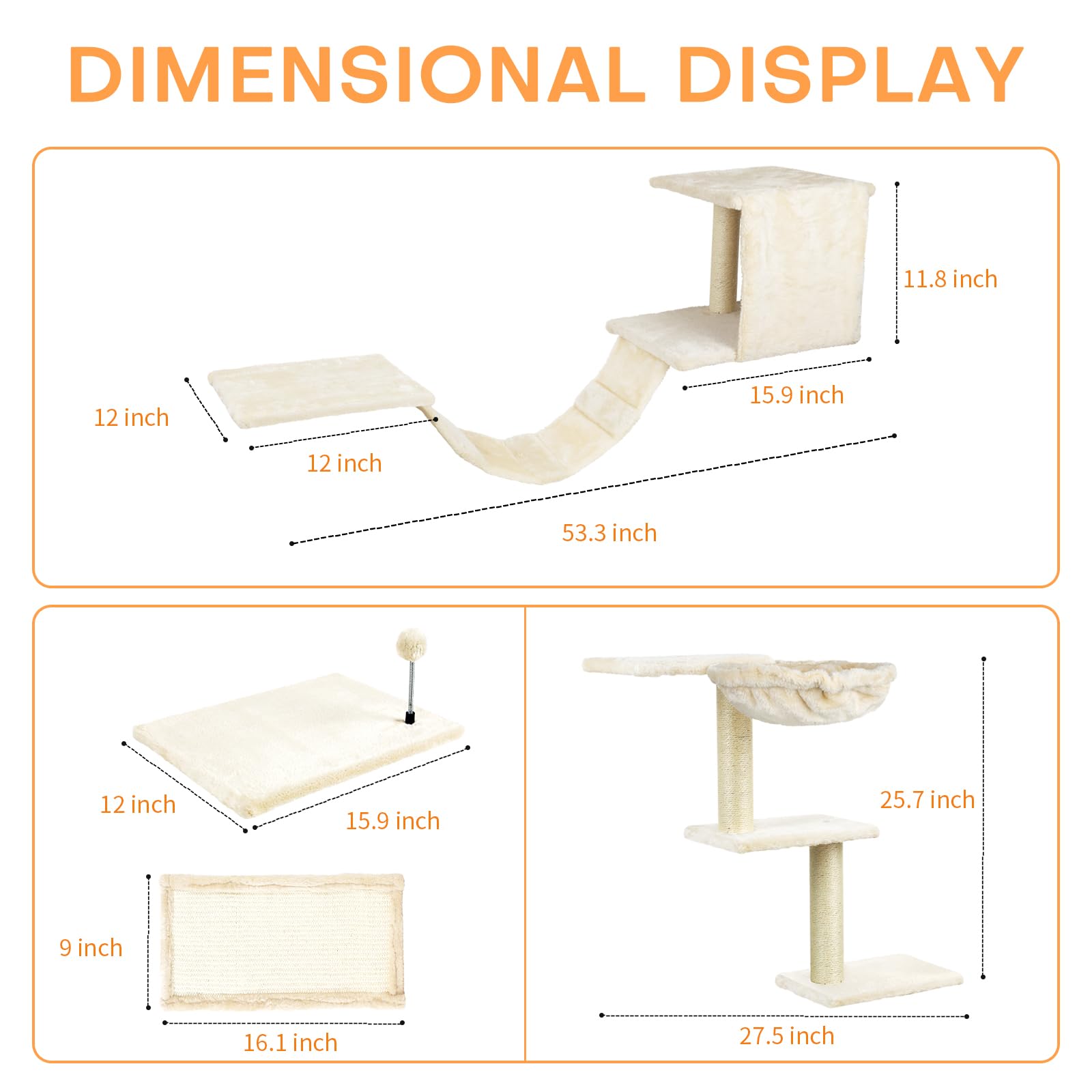 SLFYFC estanterías-pared-gato, diseño compacto para ahorrar espacio en casa.