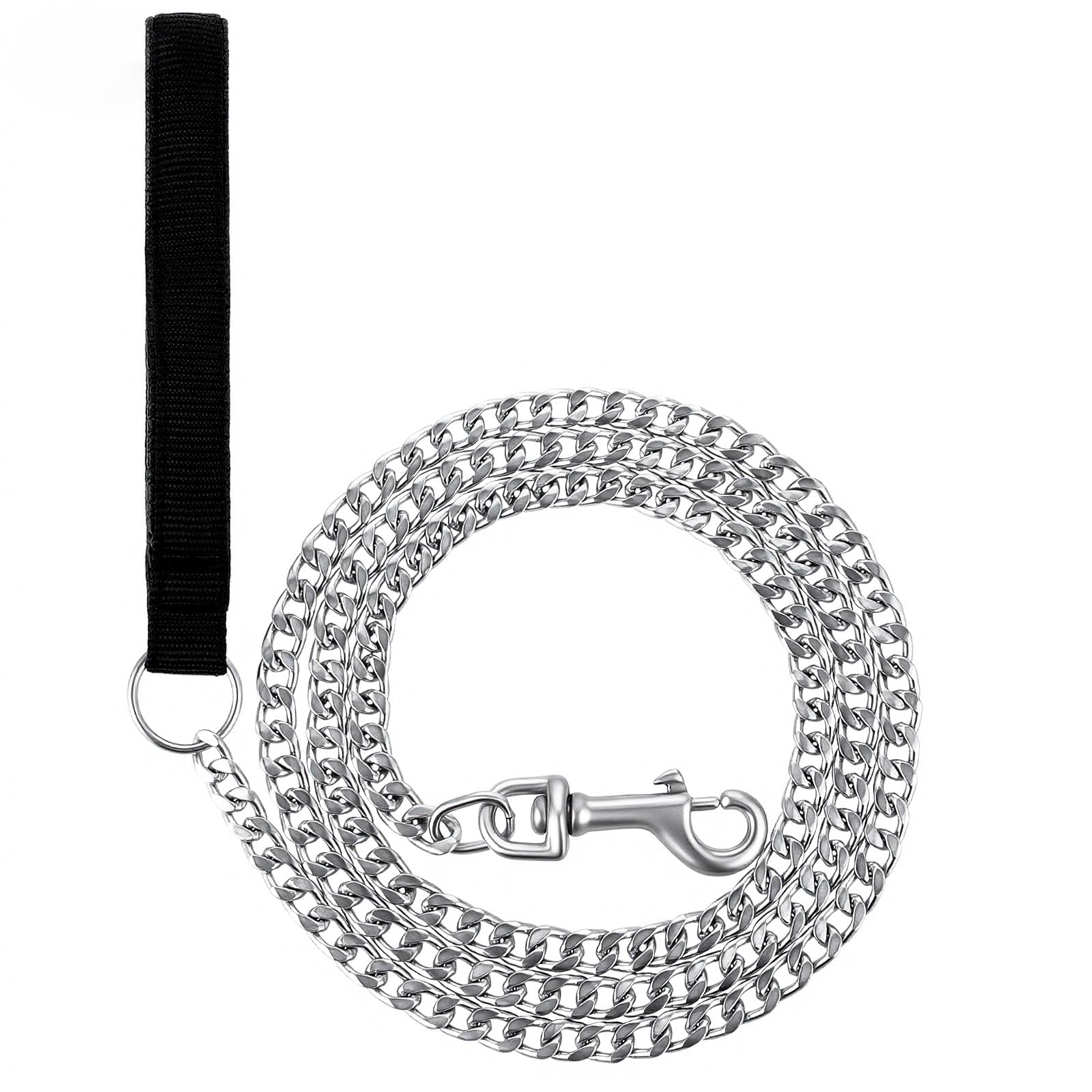 Sliverdew cadena para perros de acero inoxidable, duradera para paseos diarios