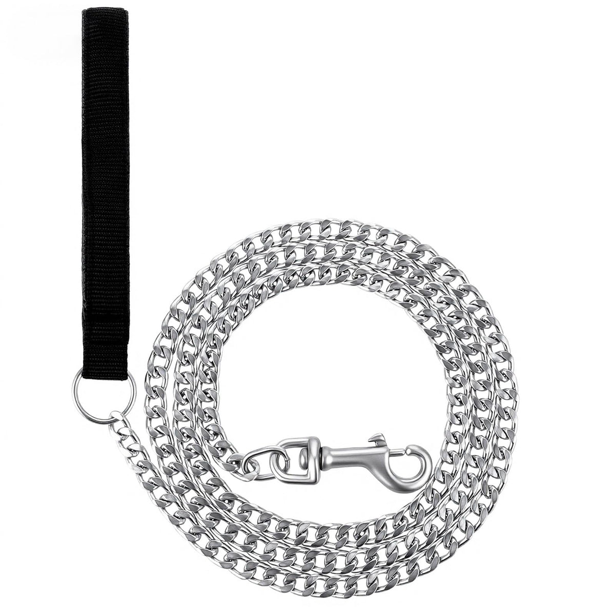Sliverdew cadena para perros de acero inoxidable, duradera para paseos diarios