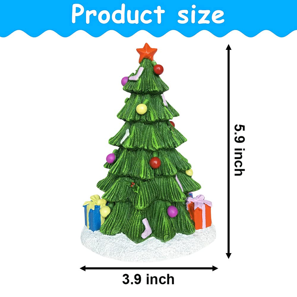 SLOCME tamaño compacto del árbol navideño, ideal para acuarios pequeños y medianos.